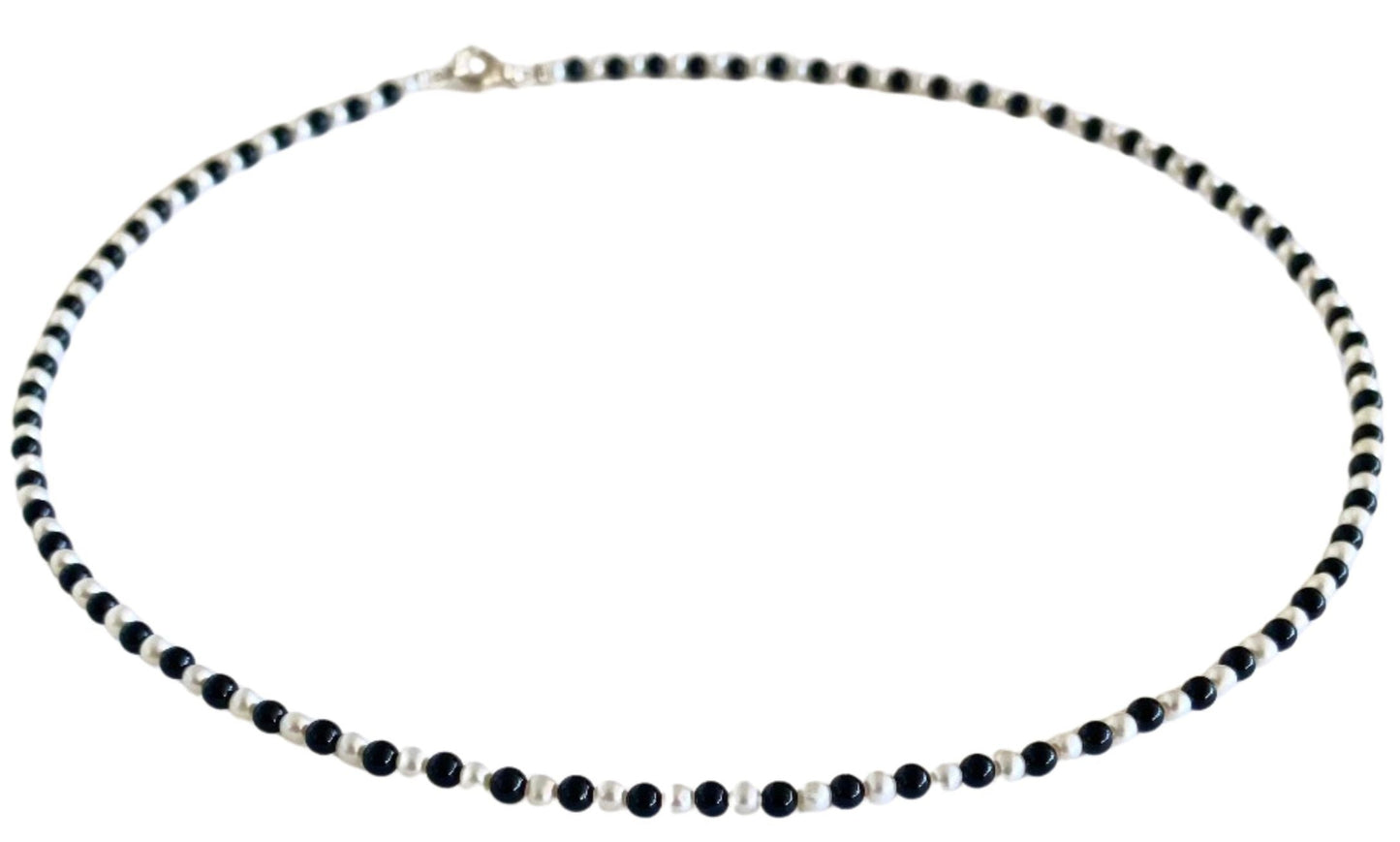 Ulmer Farben Perlen/Onyx Collier