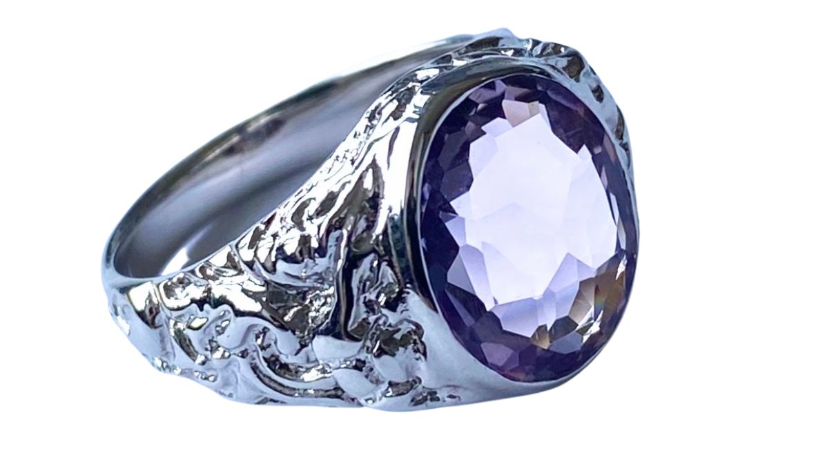 Ornamenta ovale Amethyst
