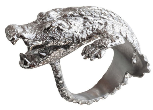 Croco Ring Platinum