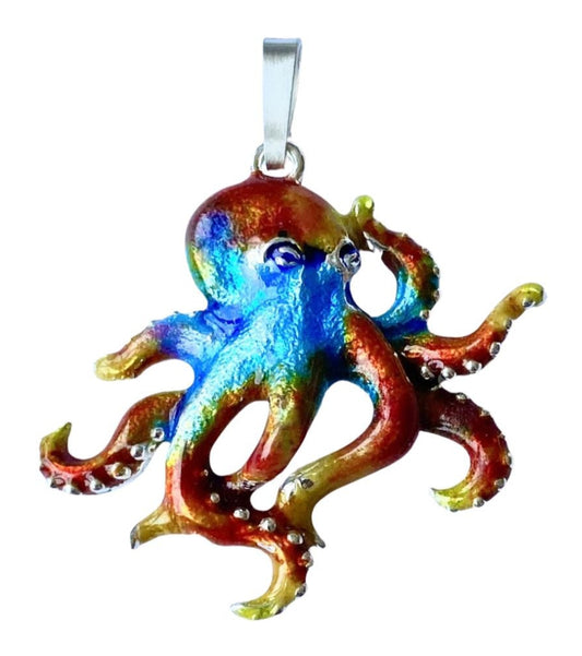 Octopus Piccolinis Anhänger Emaille