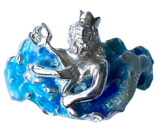 Poseidon Emaille Ring