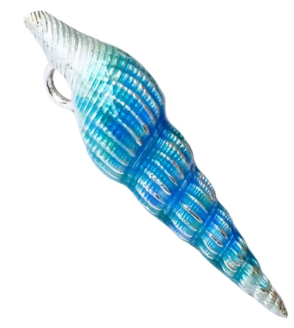 Turritella Pendant Rhodium-Plated