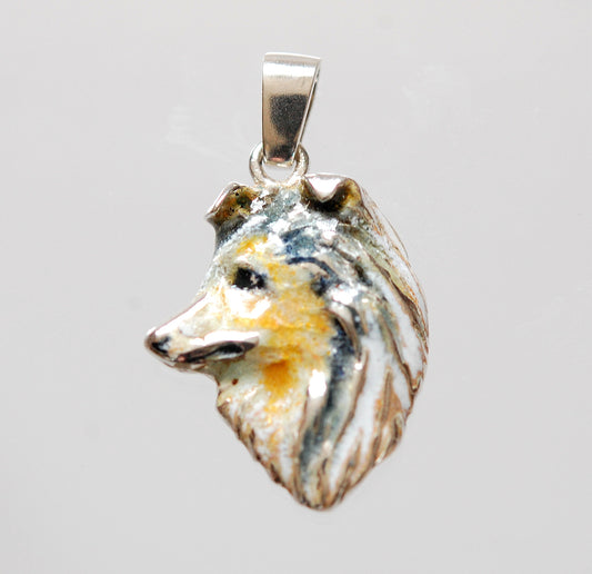 Langhaarcollie Anhänger