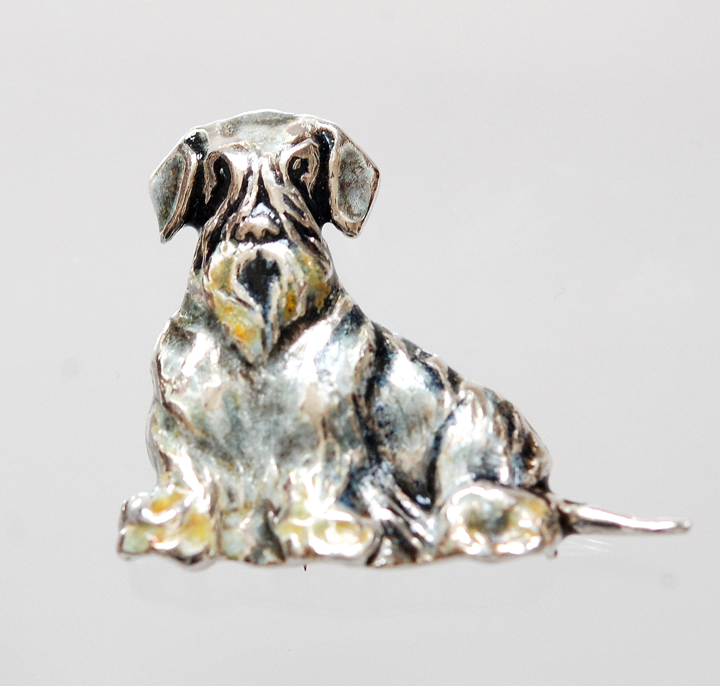 Tschechischer Terrier Brosch-Anhänger