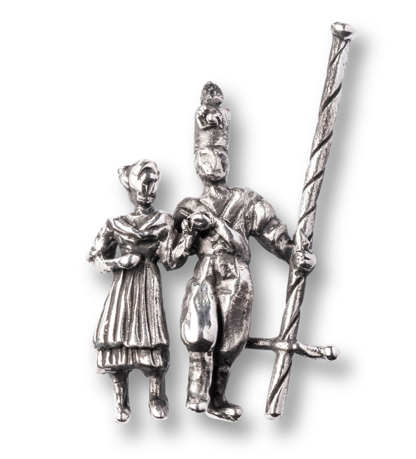 Fischerstechen-Paar mit Stecher - Pin