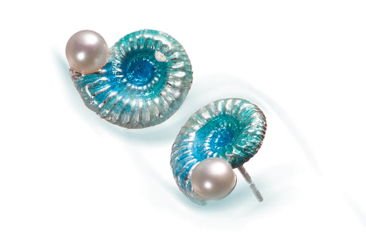 Ammonite-Ohrstecker Muriel