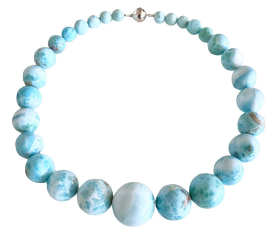 Larimar Collier UNIKAT