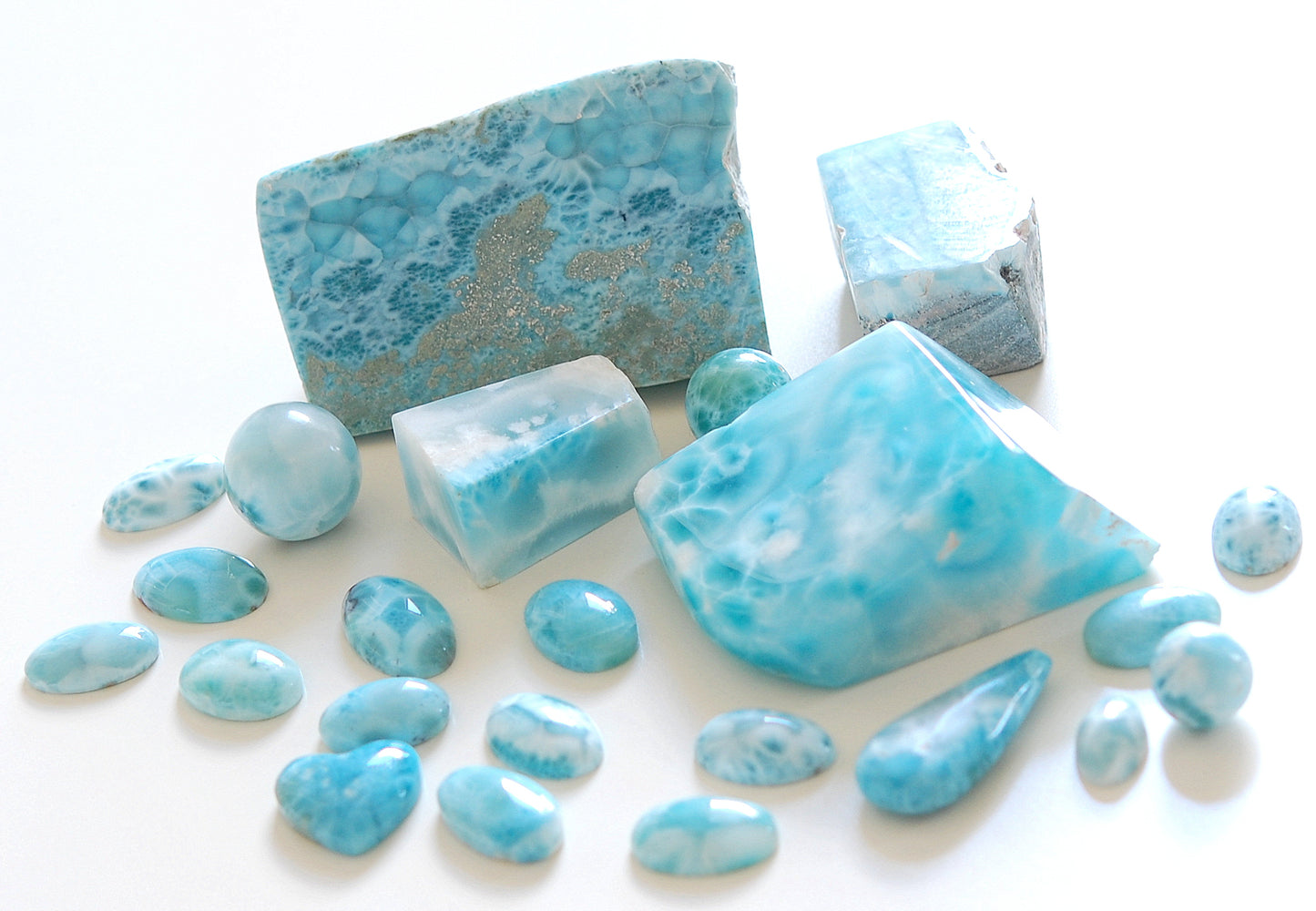 Larimar Kugel-Armband