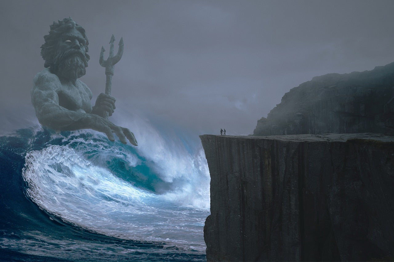Poseidon Emaille Ring