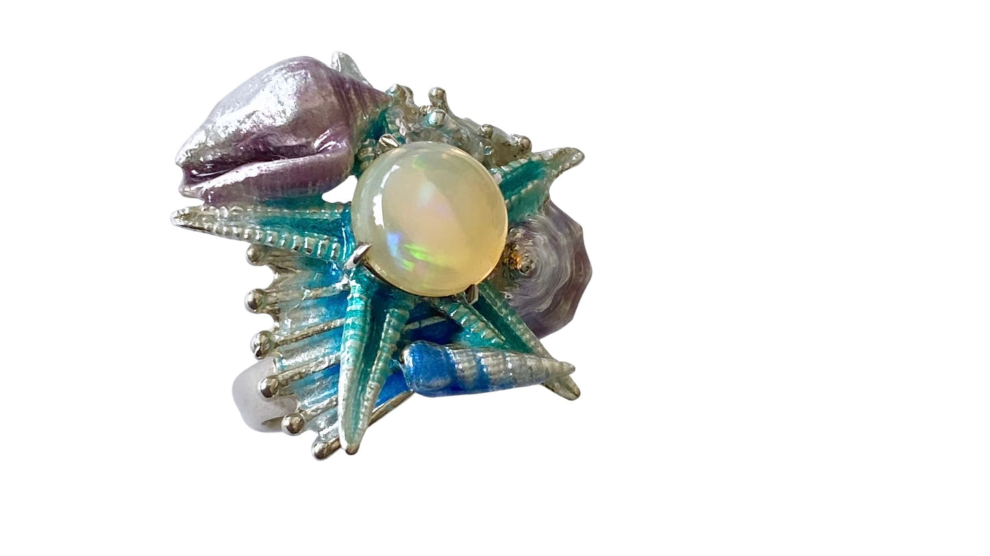 Karibik Opal Ring