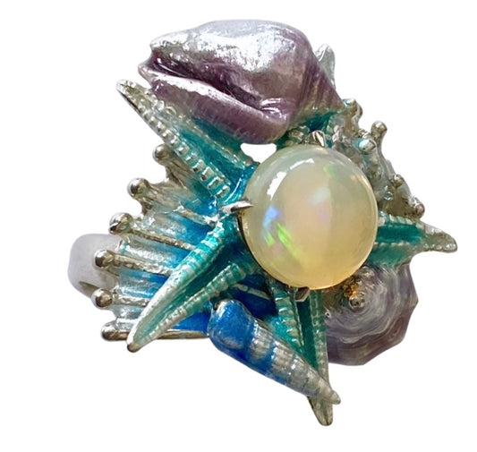 Karibik Opal Ring