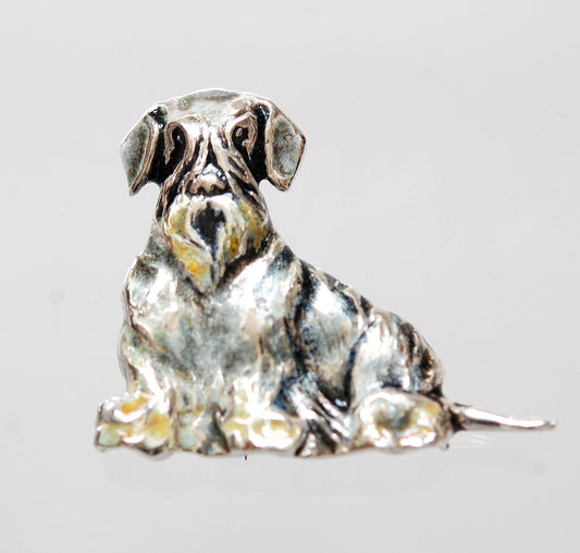 Tschechischer Terrier Brosch-Anhänger