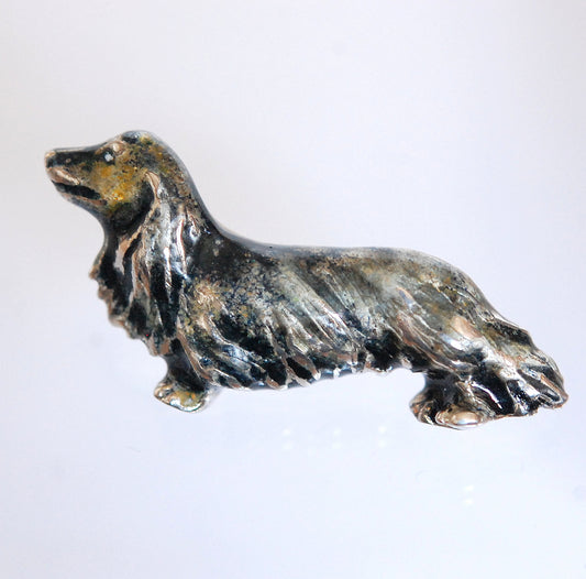 Langhaardackel - Dachshund Pin