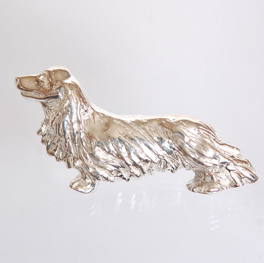 Langhaardackel - Dachshund Pin