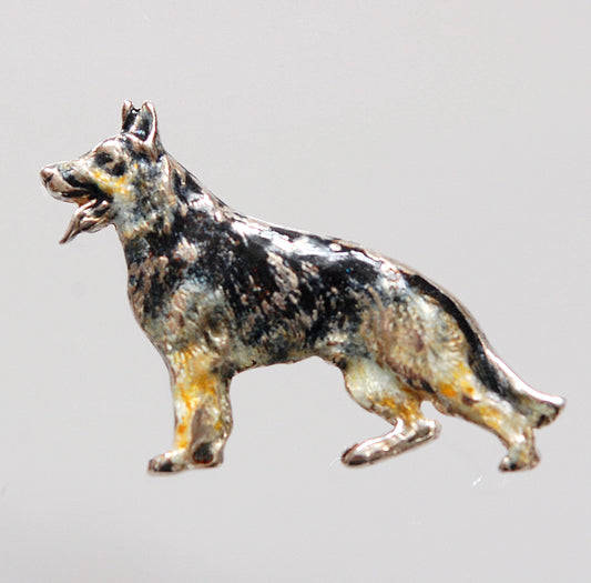 Deutscher Schäferhund Brosche