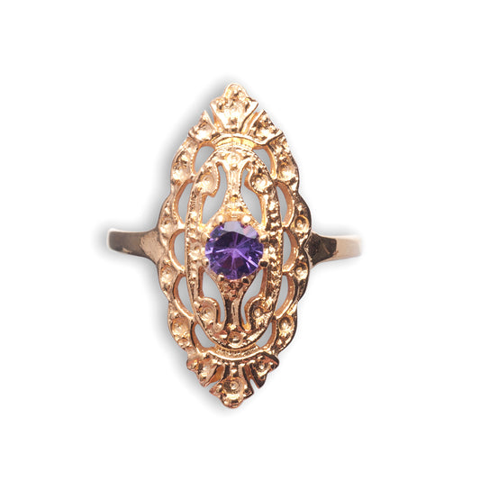 Ring VENEZIA  oro Amethyst