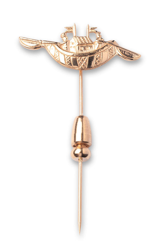 Ulmer Schachtel Gold - Anstecknadel