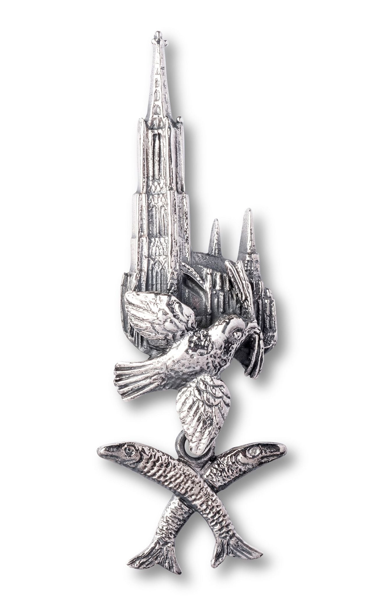 Ulmer Münster / Spatz / Kreuzfische - Pin