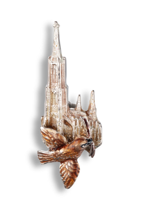 Ulmer Münster / Spatz Emaille - Pin